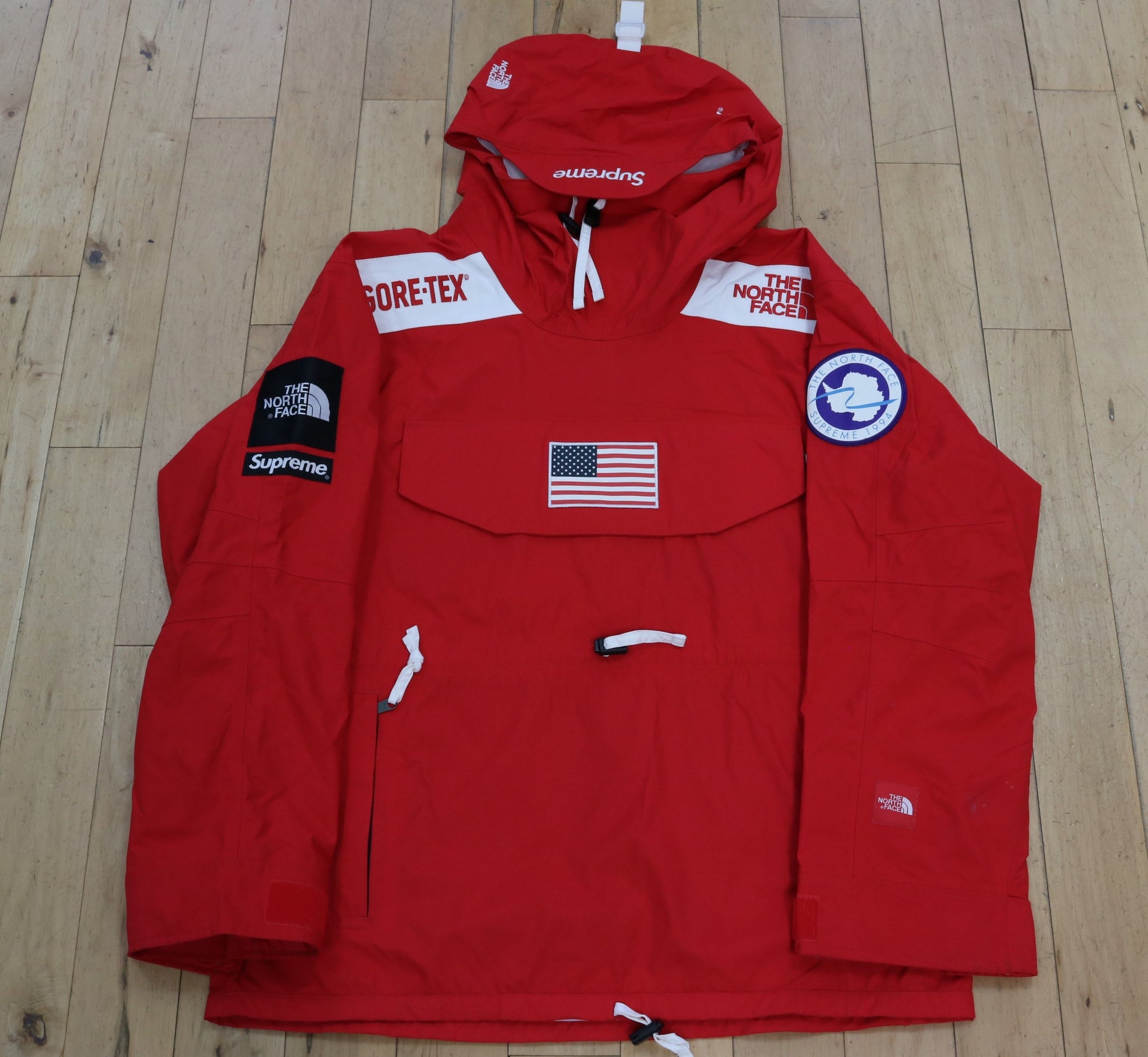 Supreme x TNF Transantarctica Expedition Red