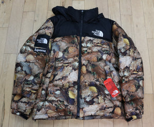 Supreme x TNF Nuptse Leaves