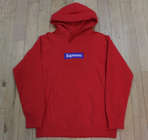 Supreme Box Logo Hoodie Red/Purple